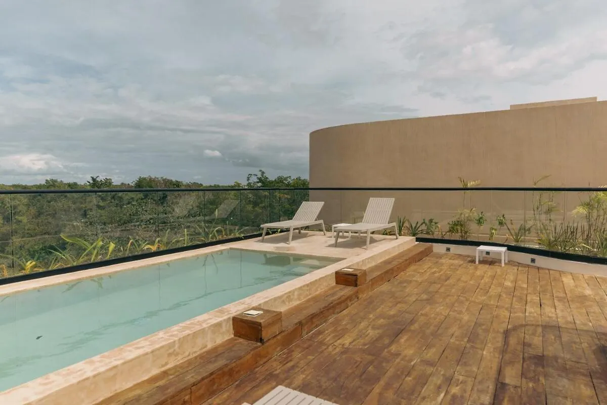 Lush Jungle Retreat Gated Community & Concierge Apartment Tulum Mexico